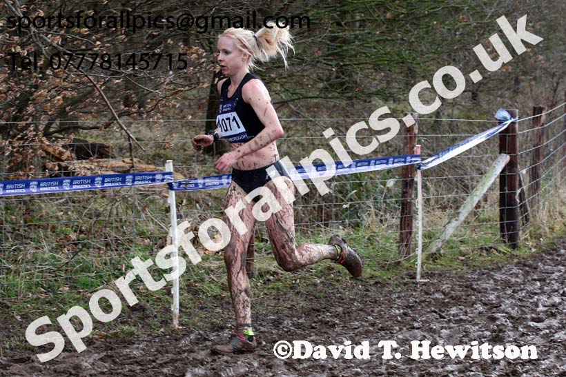 Senior womens 2018 British Inter Counties Cross Country Champs., Prestwold Hall, Loughborough. Photo: David T. Hewitson/Sports for All Pics